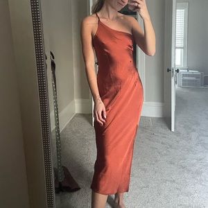 Rust Yule dress